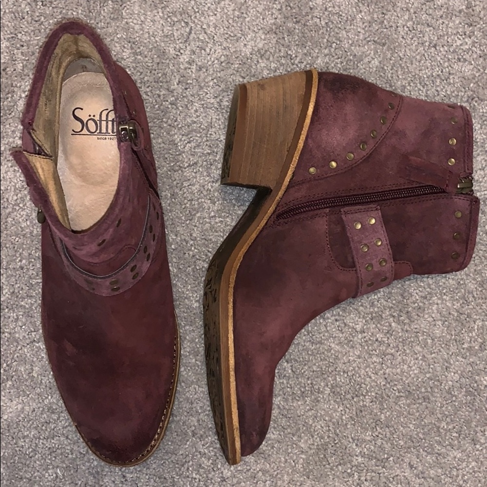 Deep Purple Booties